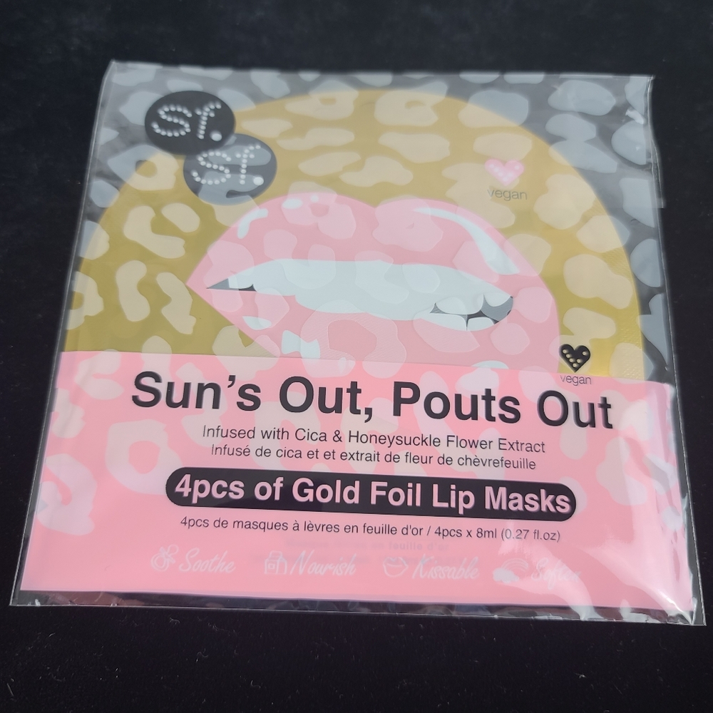 SFGLOW  Sun's Out Pouts Out Lip Mask  4 pk